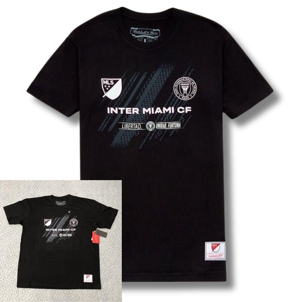 Inter Miami CF Shirt Mens XL Black MLS Soccer Short Sleeve Graphic Tee